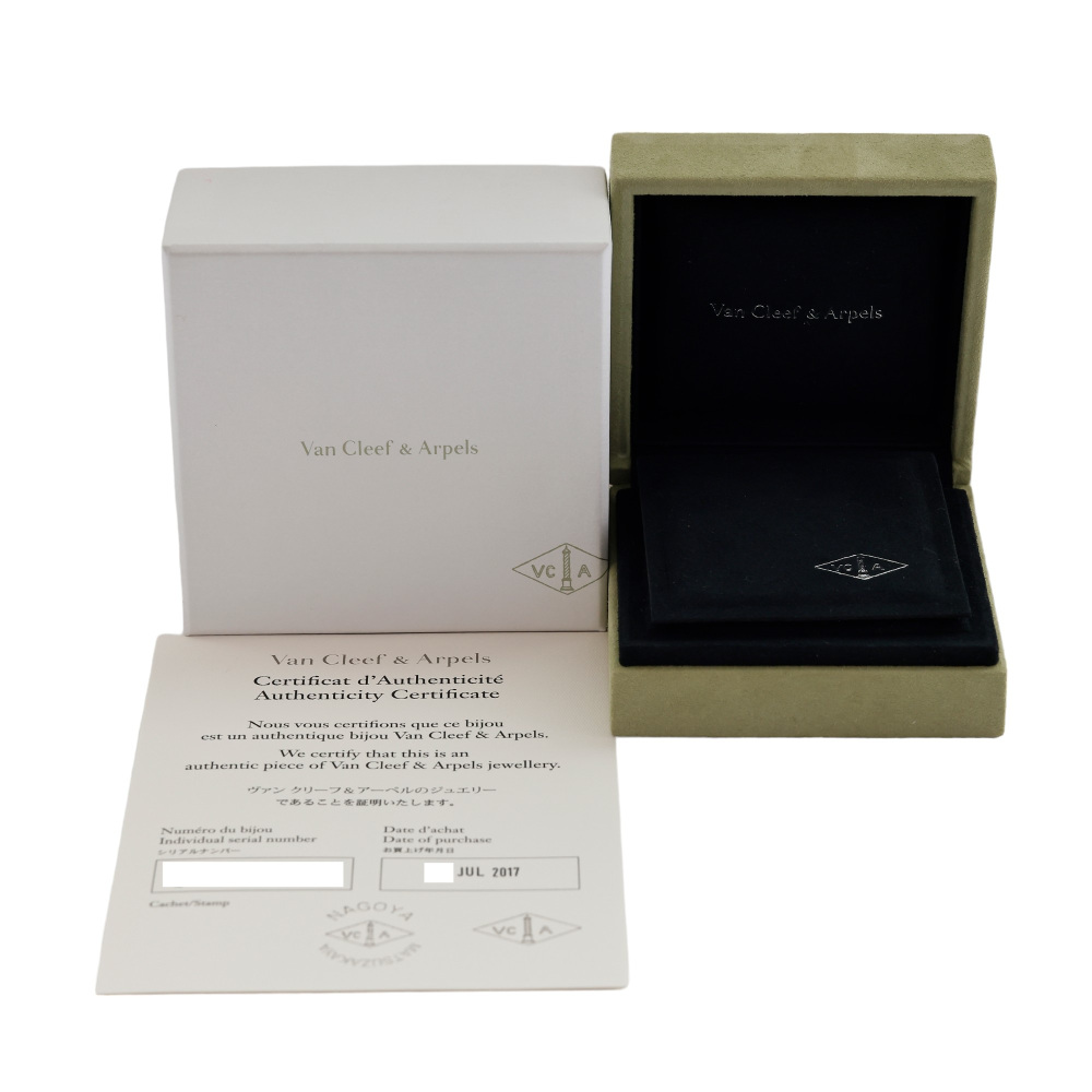 Van Cleef & Arpels Lucky Alhambra 2 Motifs Earrings 18K Yellow Gold VCARD79800