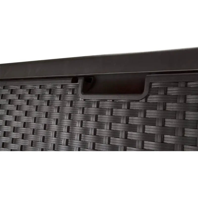 Suncast Resin 99-Gallon Deck Box – Mocha Brown – DBW9200