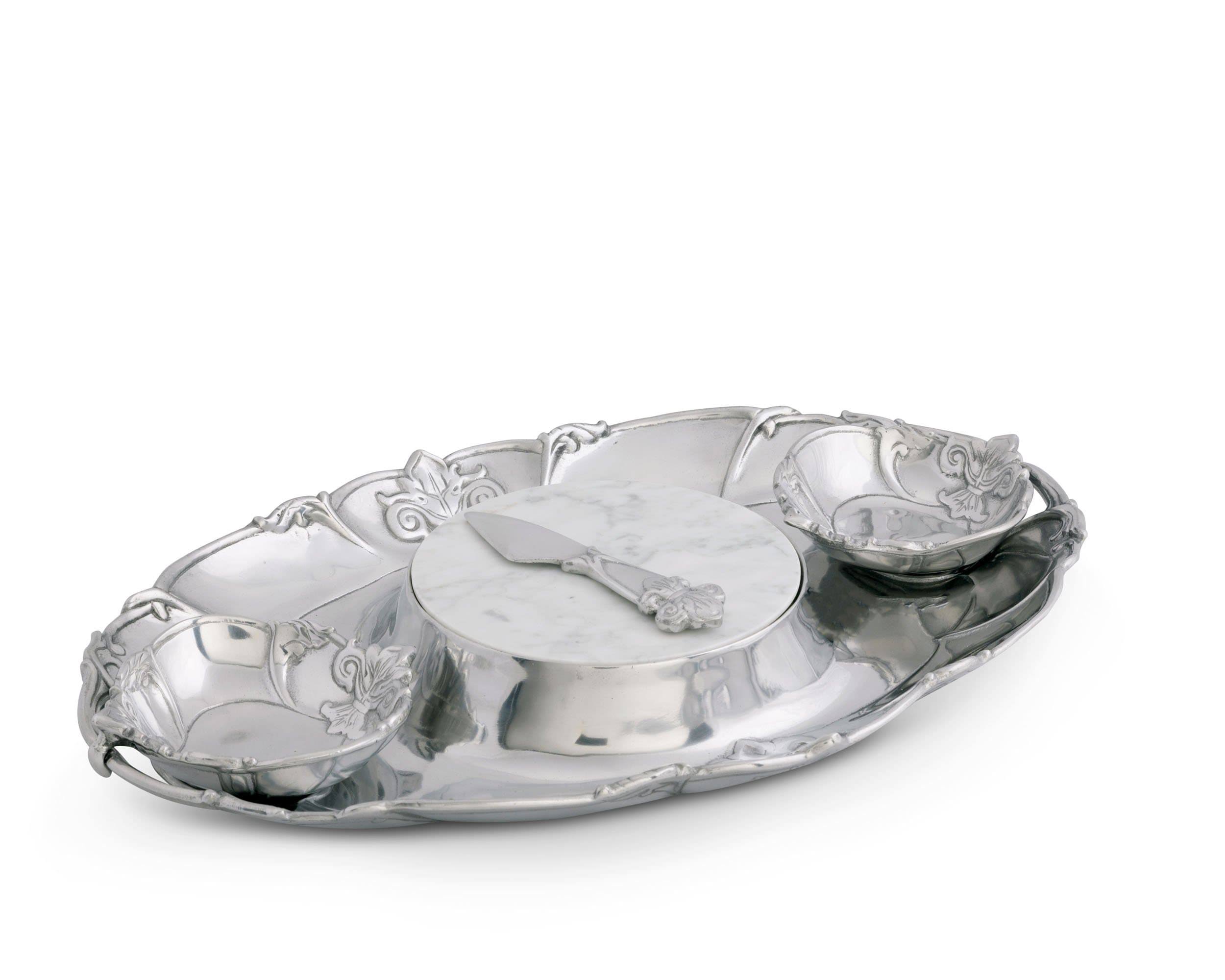 Arthur Court Fleur De Lis Tray Entertainment