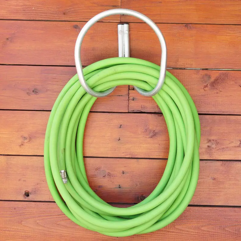 Yard Butler HHRP-4 Heavy Duty Rust Proof Steel Wall Mounted Garden Hose Hanger