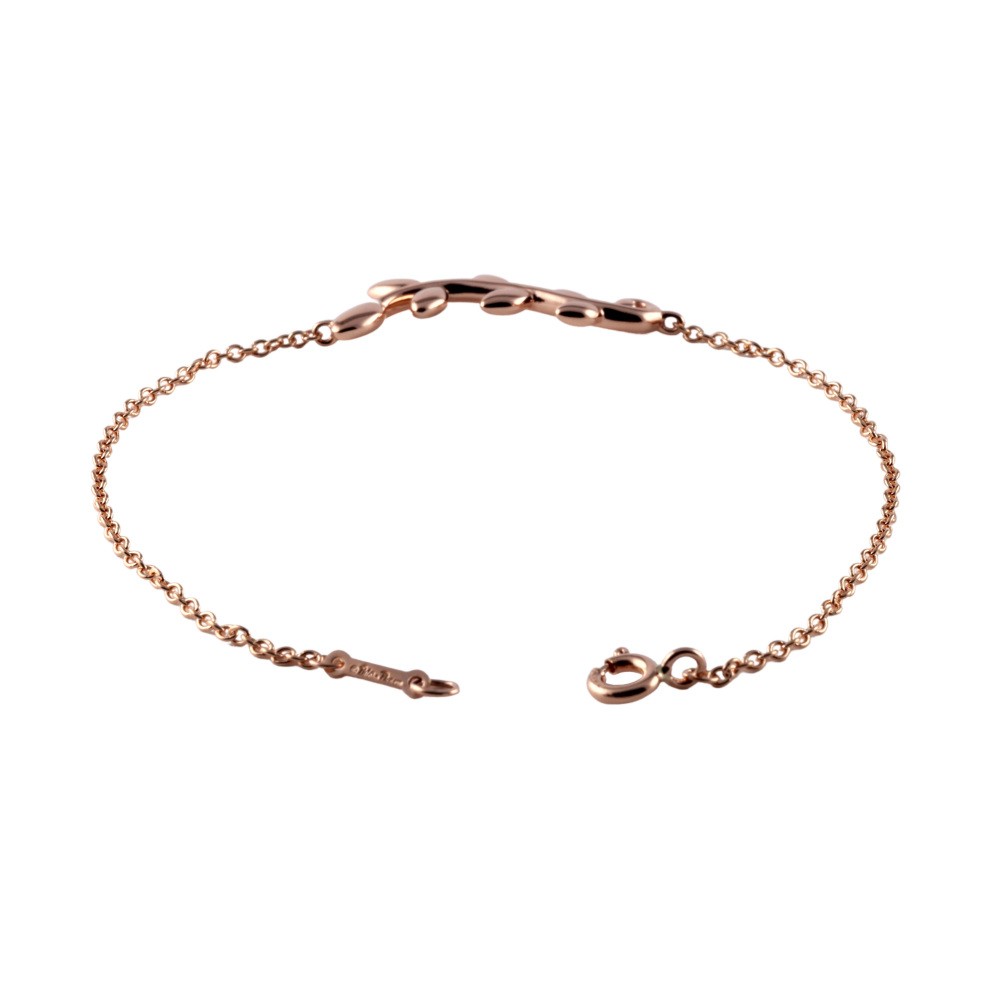 Tiffany & Co. Paloma Picasso Olive Leaf Vine Bracelet 18K Rose Gold 60149028
