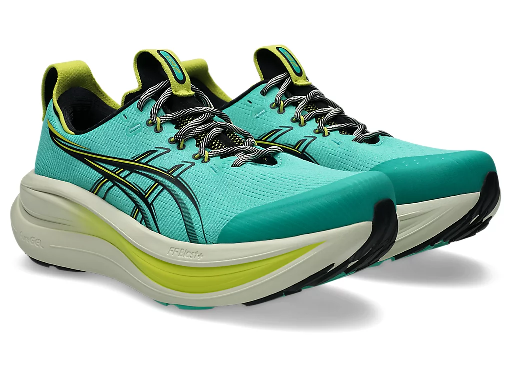ASICS GEL-NIMBUS 28 TR Running Shoes Aurora Green/Black 1011C216-300
