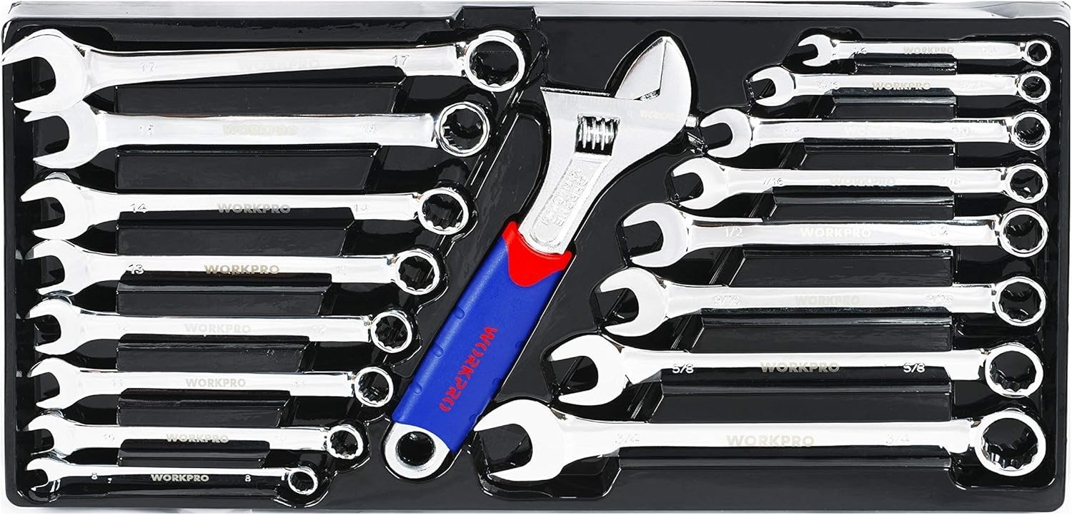 408-Piece Mechanics Tool Set, General Household Home Repair Tool Kit with 3-Drawer Heavy Duty Metal Box, Hand Tool Kit Set 1 Pack