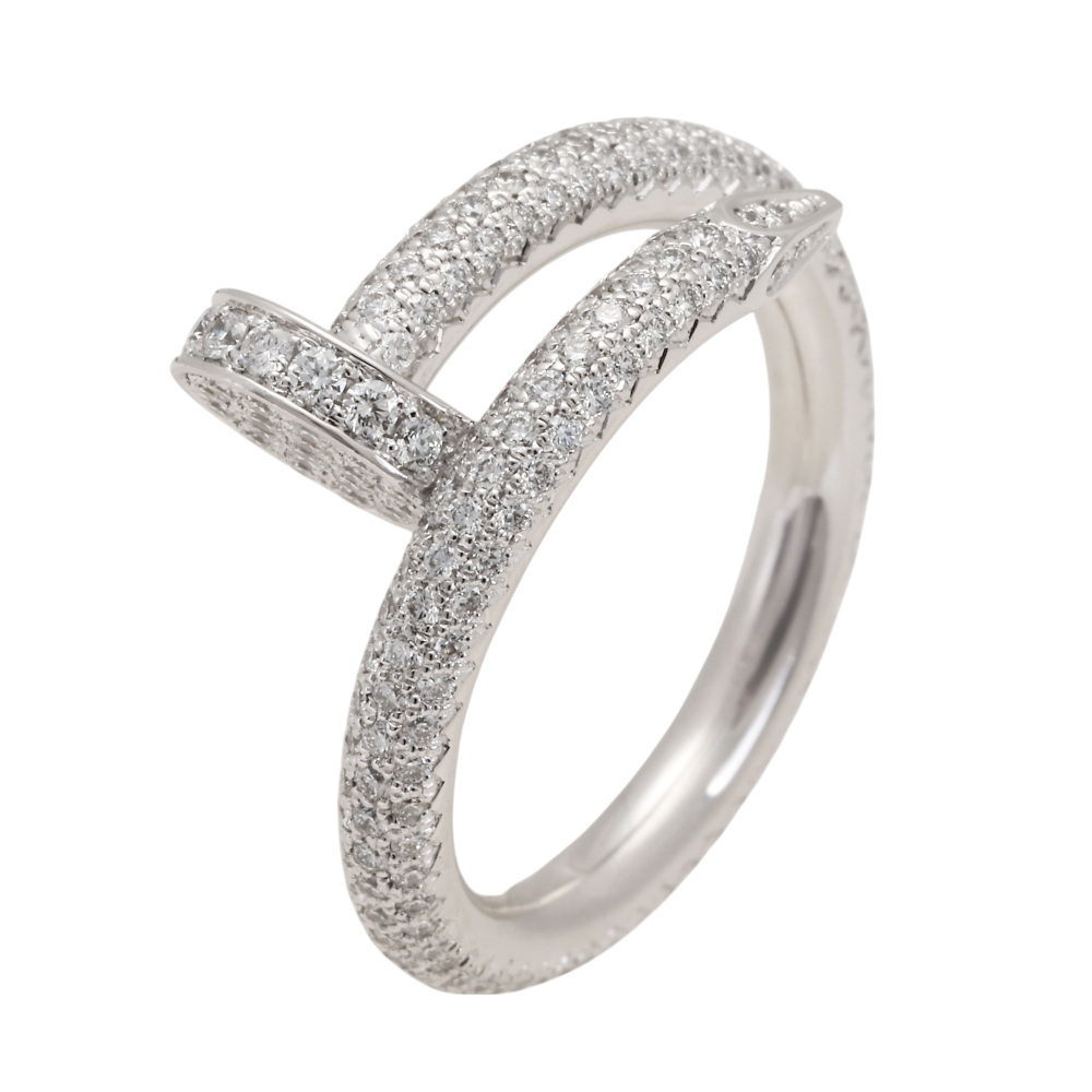 Cartier Juste un Clou Classic Model Ring 18K White Gold Diamond N4748700
