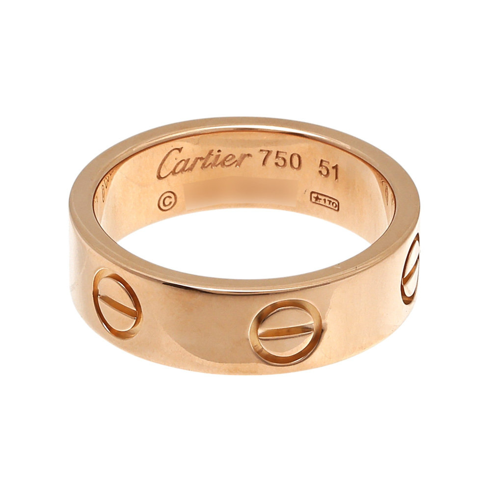 Cartier Love Ring 18K Rose Gold B4047100