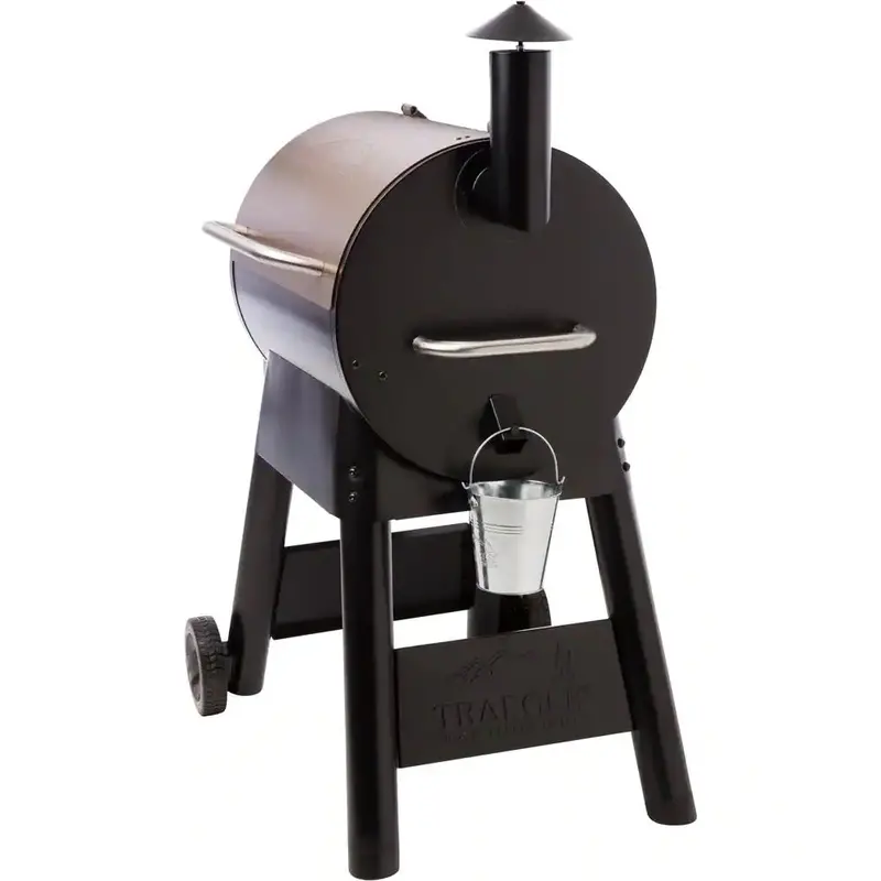 Pro Series 22-Inch Pellet Grill in Bronze Finish — High-Efficiency Outdoor Cooking with Consistent Heat Distribution