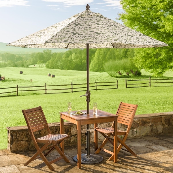 Eucalyptus Folding Bistro Chairs,Set of 2