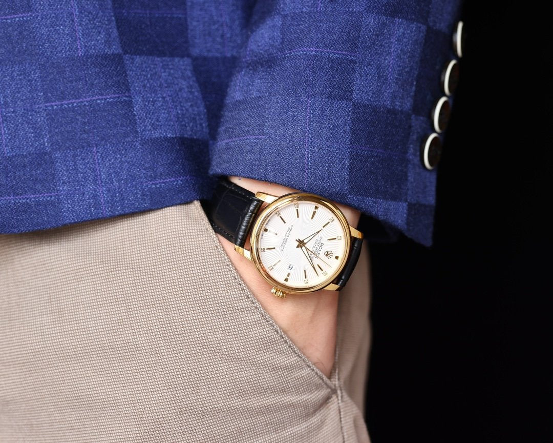 OYSTER PERPETUAL 41MM WHITE DIAL DIAMOND NUMERALS
