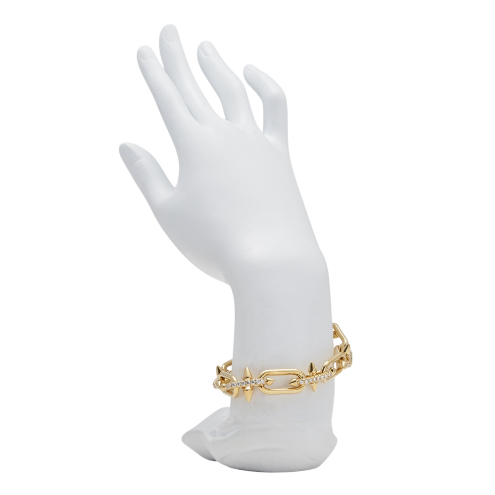 Tiffany & Co. Hardware Link Bracelet By Pharrell Williams Collection 18K Yellow Gold Diamond 73469953