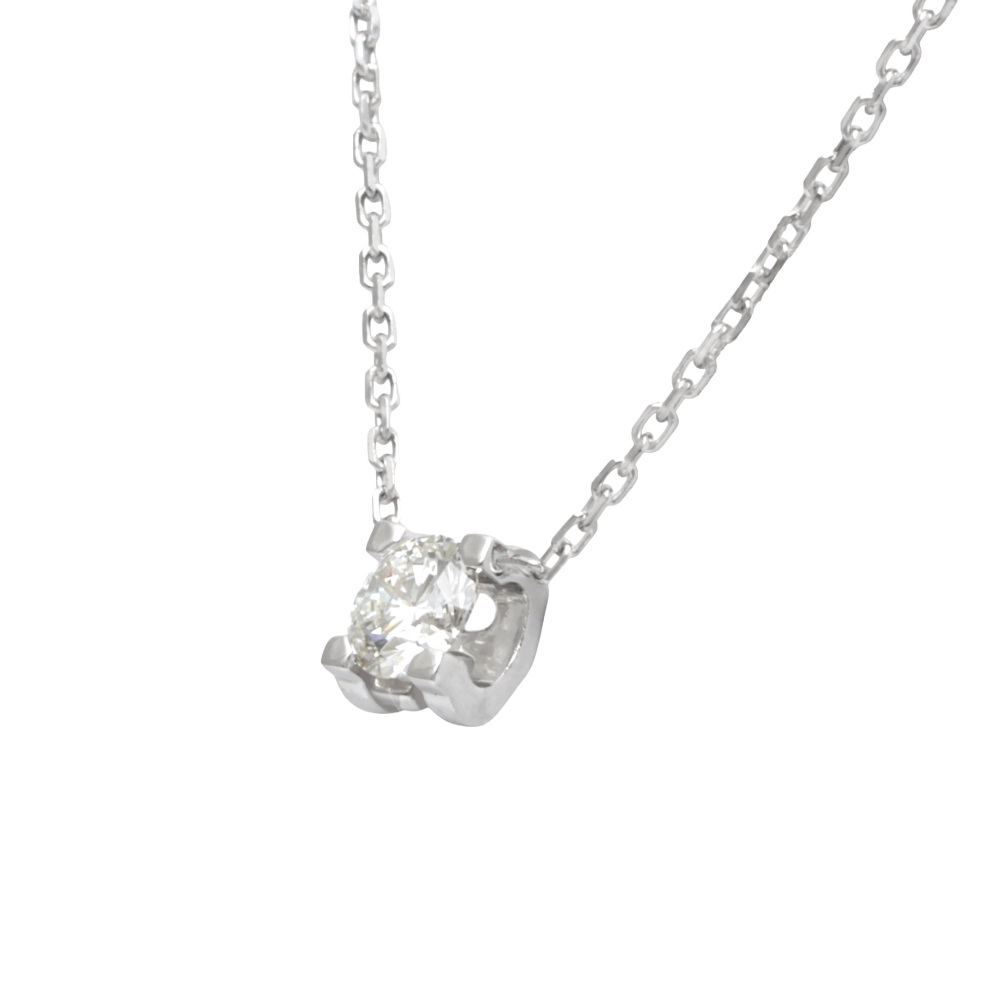 Cartier C Do Necklace 18K White Gold Diamond N7409700