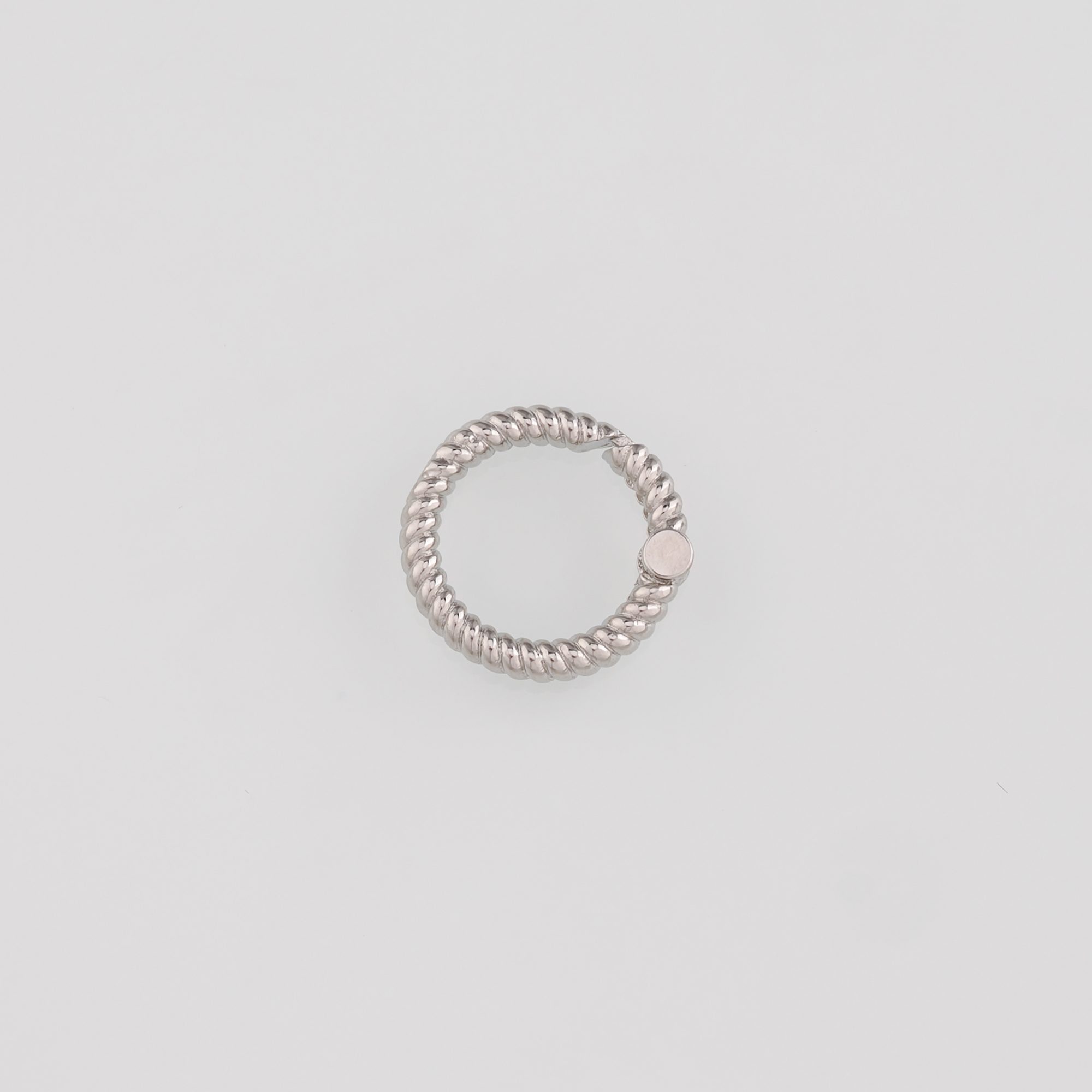 18K Gold Filled Round Spring Clasp,Push Gate Buckle Bracelet Necklace for DIY Jewelry Finding Necklace Bracelet