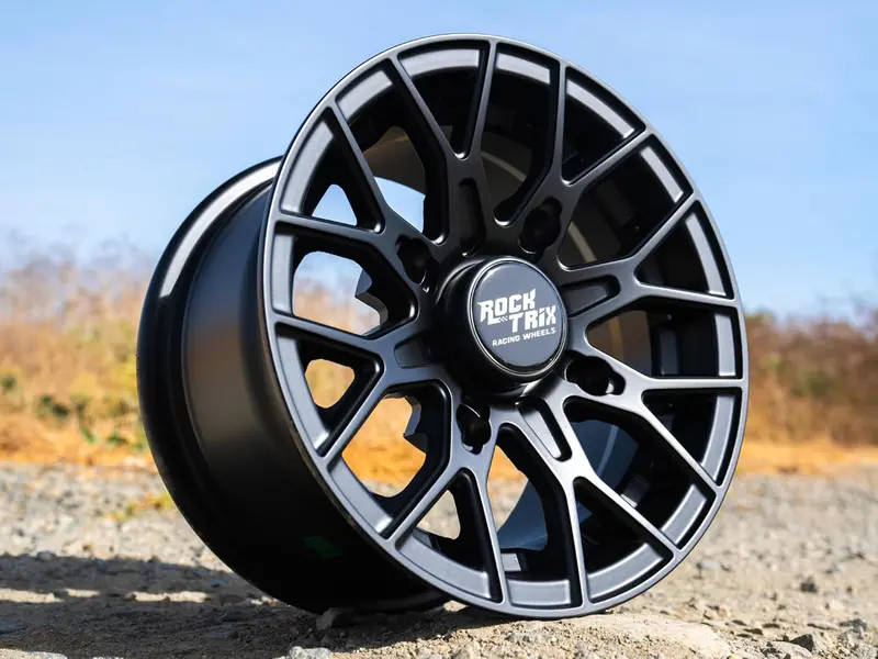 Set of 4 Matte Black 15×7 ATV/UTV Rims – 4×137 Bolt Pattern, 4+3 Offset, Compatible with Can-Am Commander, Defender, Maverick X3 & Trail Models