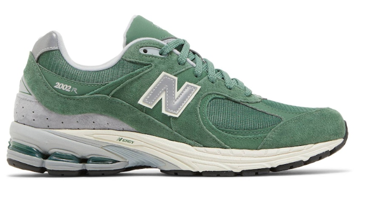 New Balance 2002R Jade Silver Metallic M2002RHW Casual Running Shoes