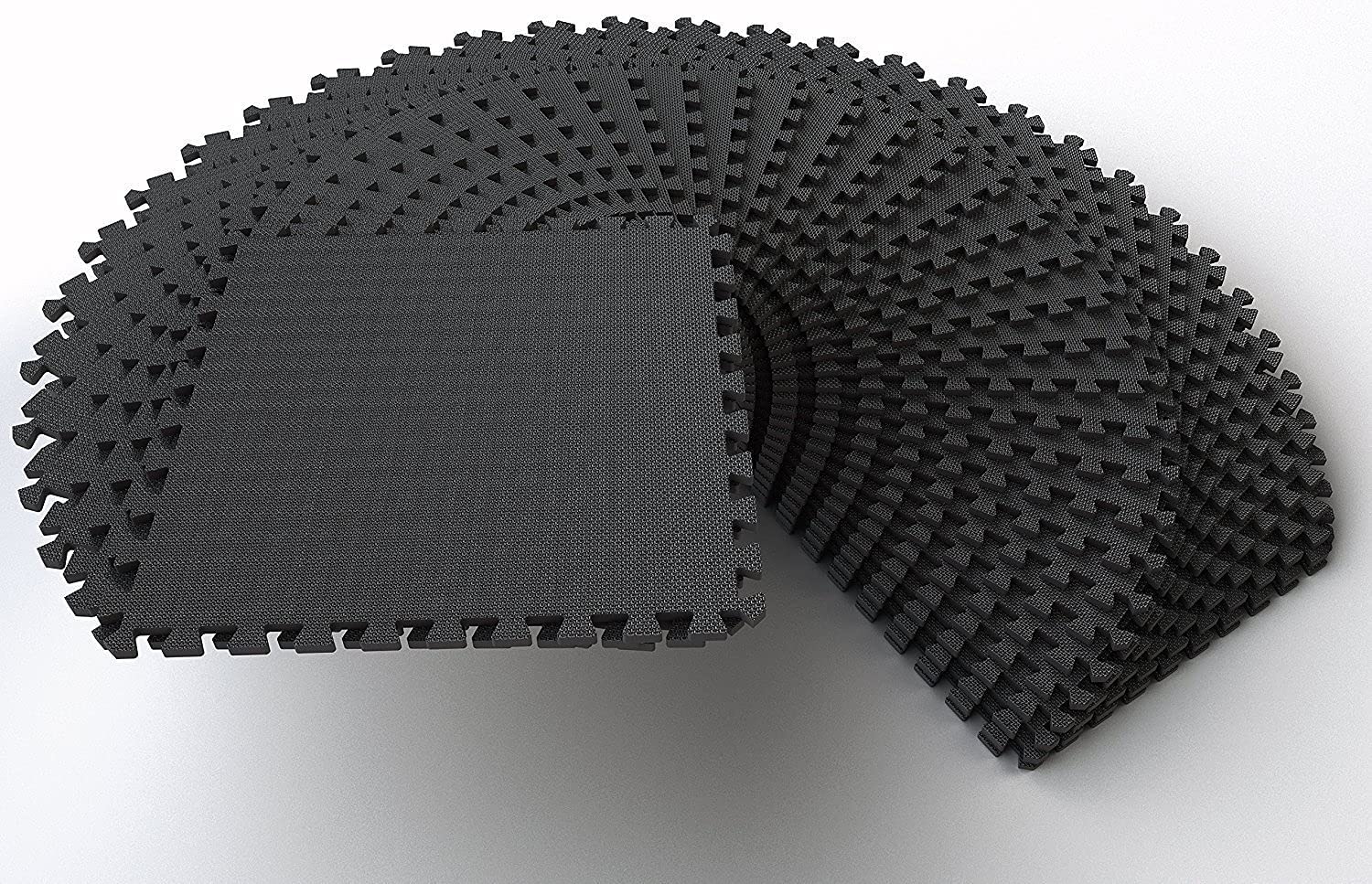 BalanceFrom Puzzle Exercise Mat with EVA Foam Interlocking Tiles