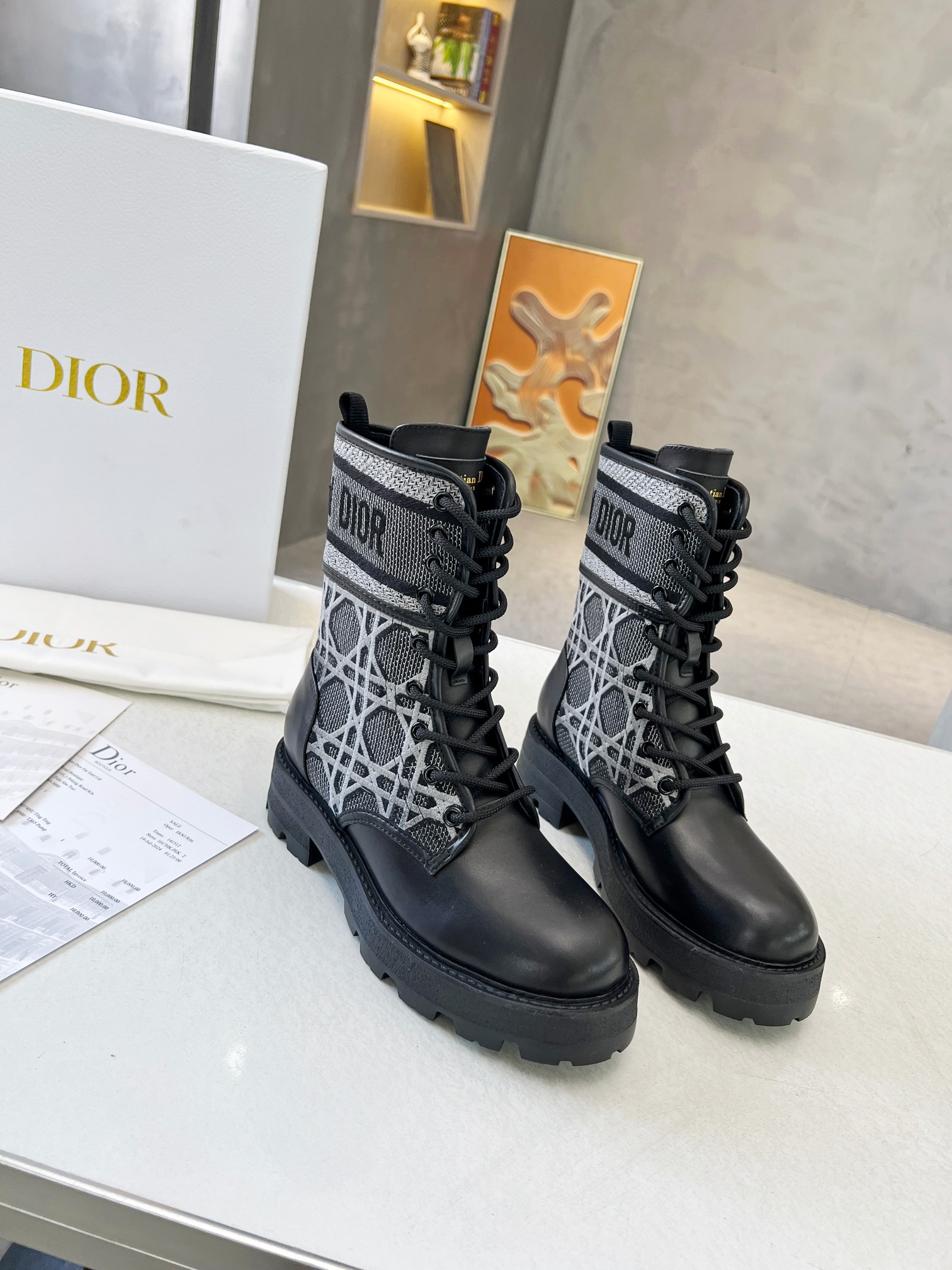 High-end Dior retro work boots - cnluxepick