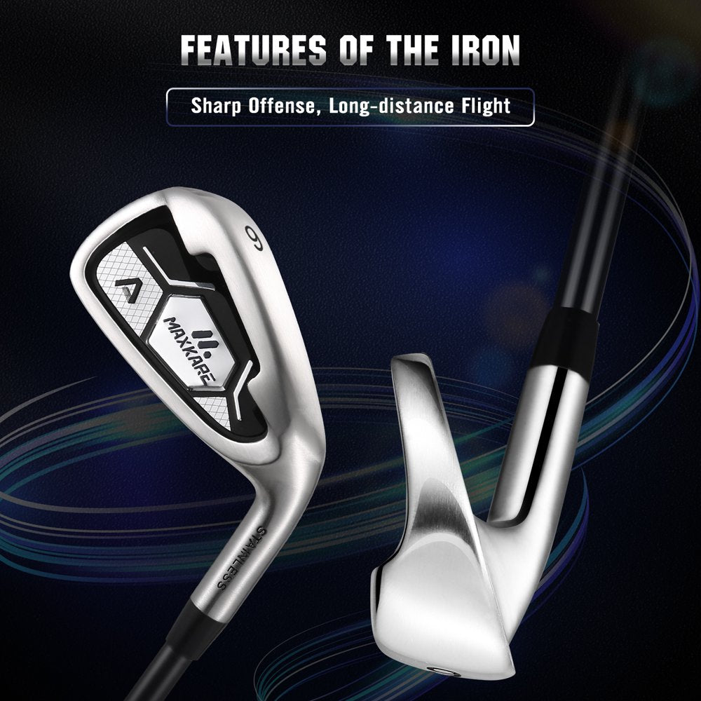 MaxKare Complete Golf Clubs Set Golf Men'S Regular 13-Piece