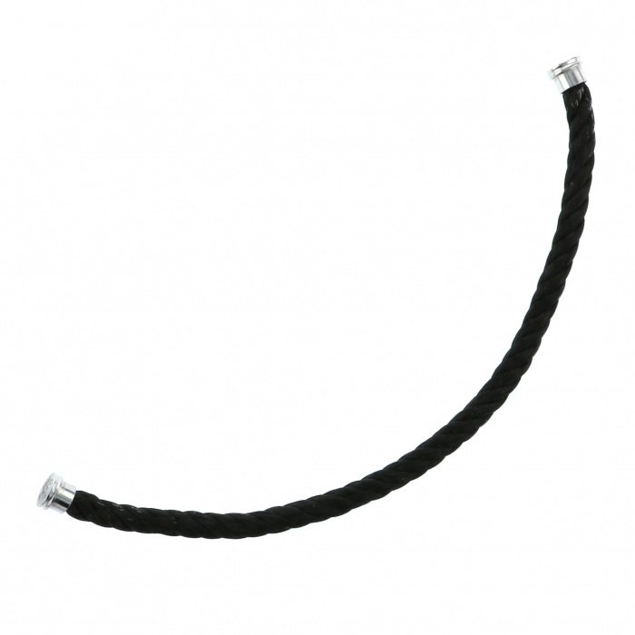 FRED Force 10 (lm) Steel Cable Black 15 Stainless Bracelet Stainless Steel