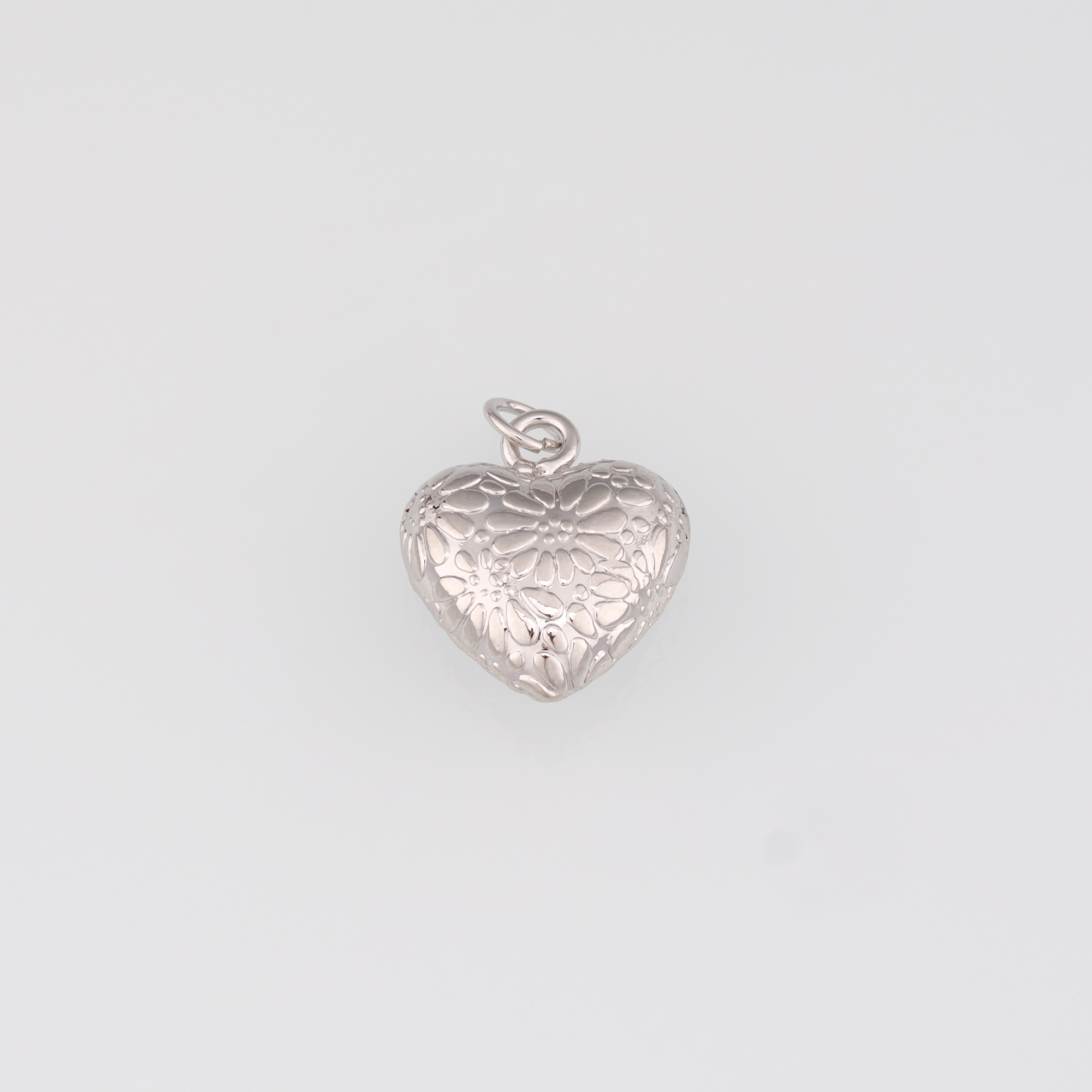 18K Gold Filled Heart Pendant,Gold Heart Charm Earrings Necklace for DIY Jewelry Making Supply