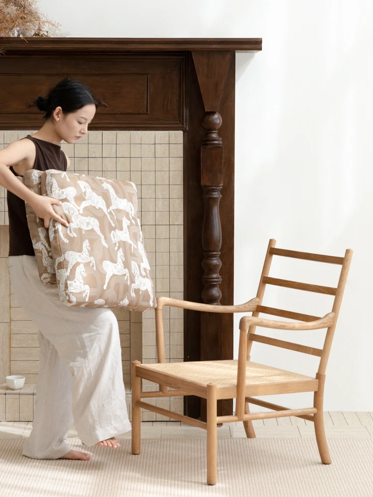 CH101 - H Deco Armchair: Bedroom, Reading, Detachable, Washable