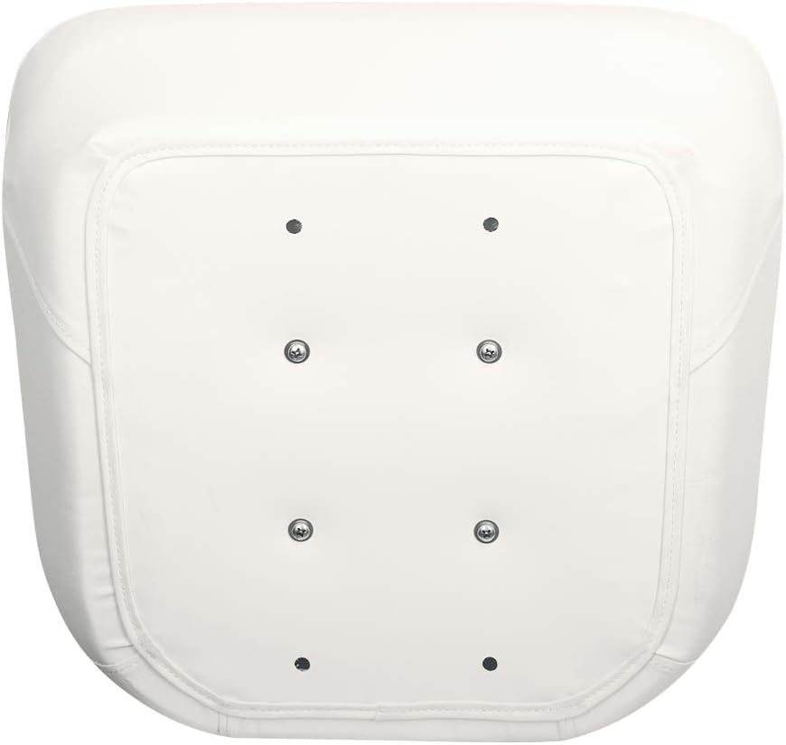 Bucket Pontoon Boat Seat (White/Blue)