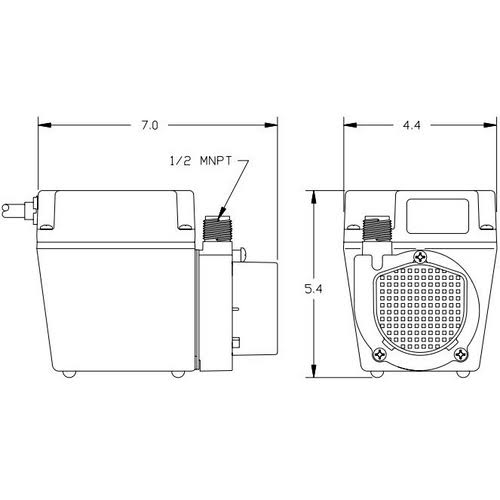 Little Giant, 504216, 4E-34NRY Submersible Pump