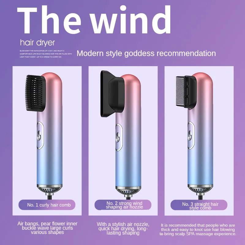 3 IN 1 Leafless Plasma Professional Hair Dryer