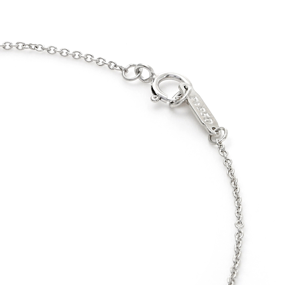 Tiffany & Co. Key Daisy Diamond Necklace Platinum & 18K Rose Gold