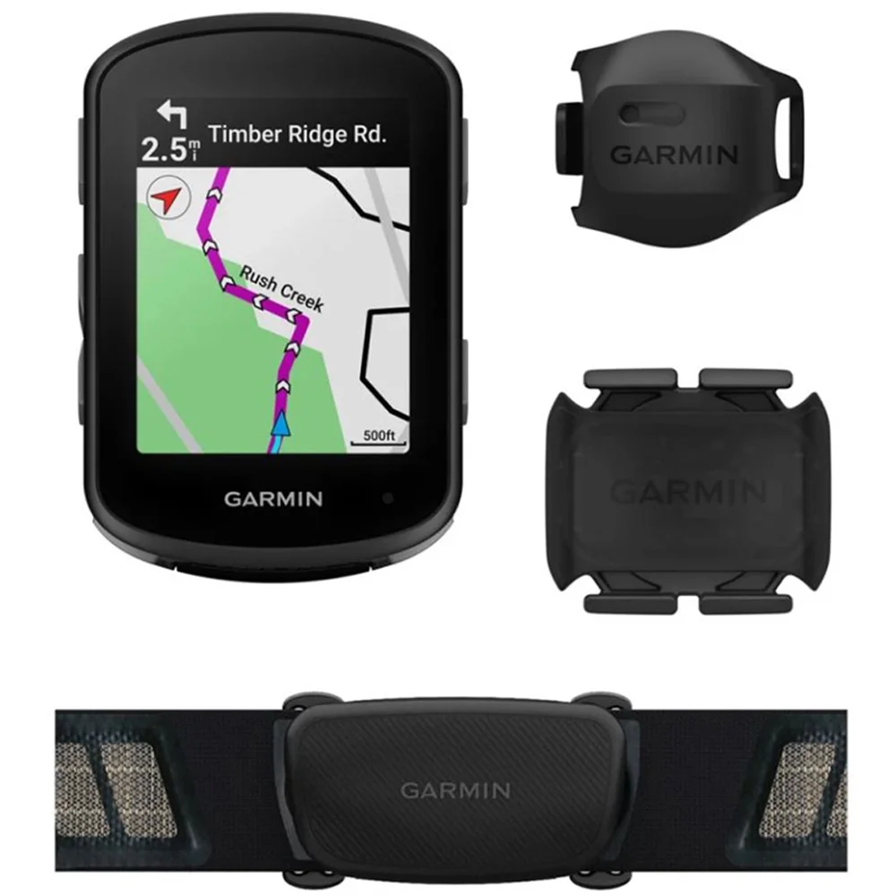 Garmin 010-02694-10 Edge 540, Compact GPS Cycling Computer with Sensor Bundle with Deco Gear 16-in-1 Multi-Function Bike Mechanic Repair Tool Kit and Deco Essentials Bike Frame Cell Phone Mount