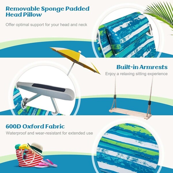 2Pack Backpack Beach Chair