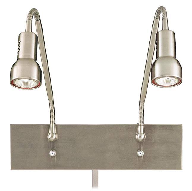 George Kovacs P4400-084 - Save Your Marriage 2 Light Low Voltage Task Wall Lamp, Brushed Nickel
