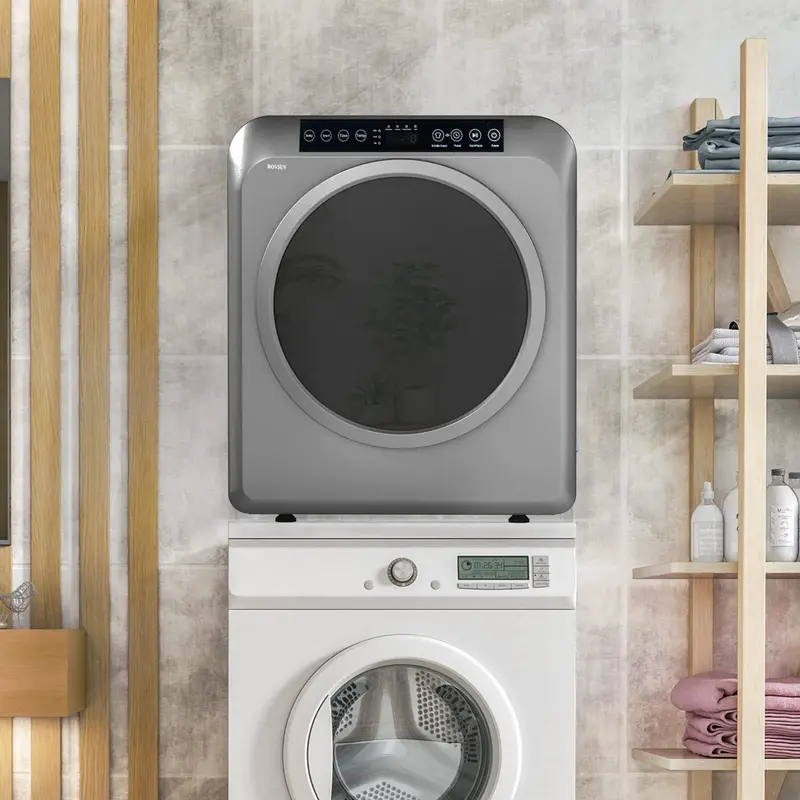 ROVSUN Portable Clothes Dryer – 13.2 lb Capacity, 3.5 Cu. Ft Compact Unit