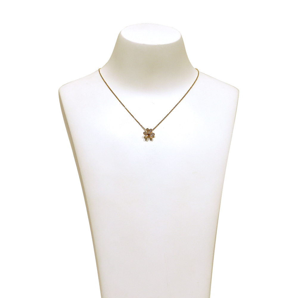 Van Cleef & Arpels Frivole Necklace 18K Rose Gold Diamond VCARP7RI00