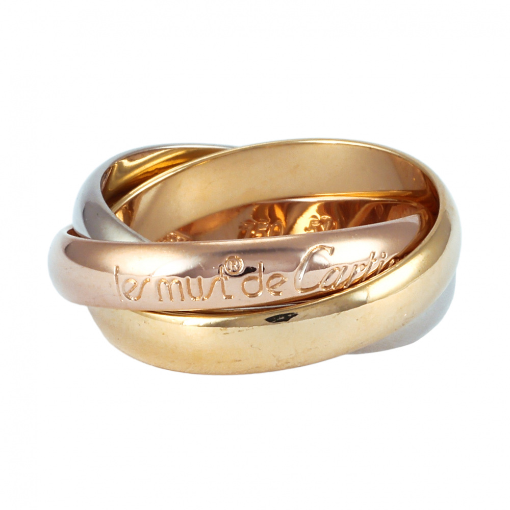 Cartier Trinity Ring Tri-Gold