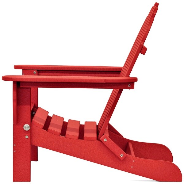 Nelson Recycled Plastic Folding Adirondack Chair by Havenside Home