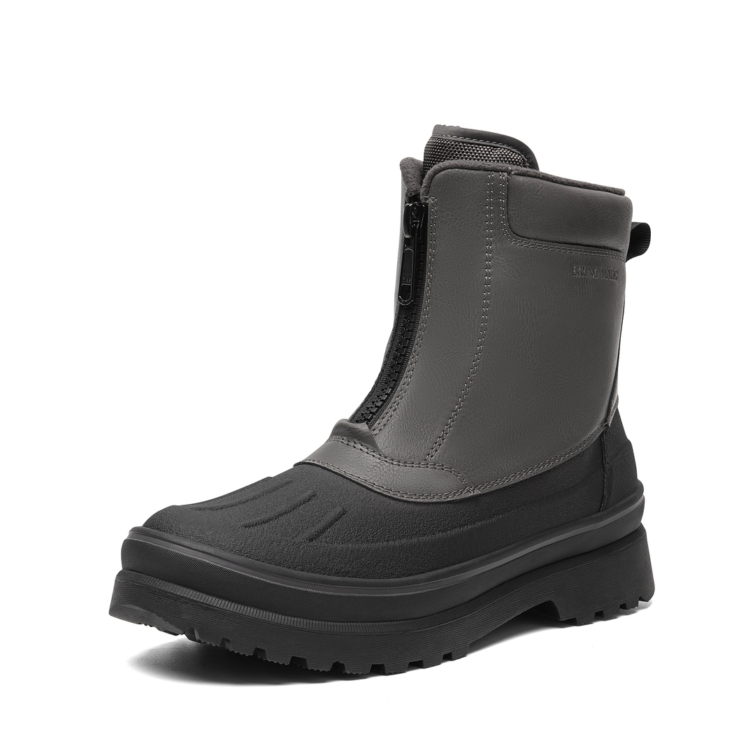 Men's Zip Up Snow Boots