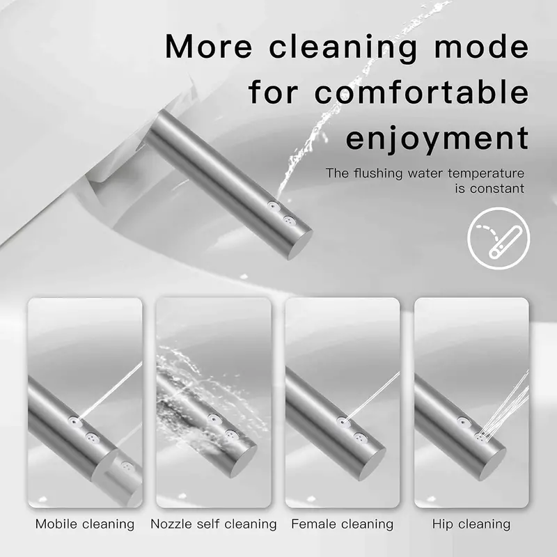 XEK Smart Bidet Toilet – All-in-One Heated Seat, Warm Water Cleansing & Self-Cleaning Nozzle