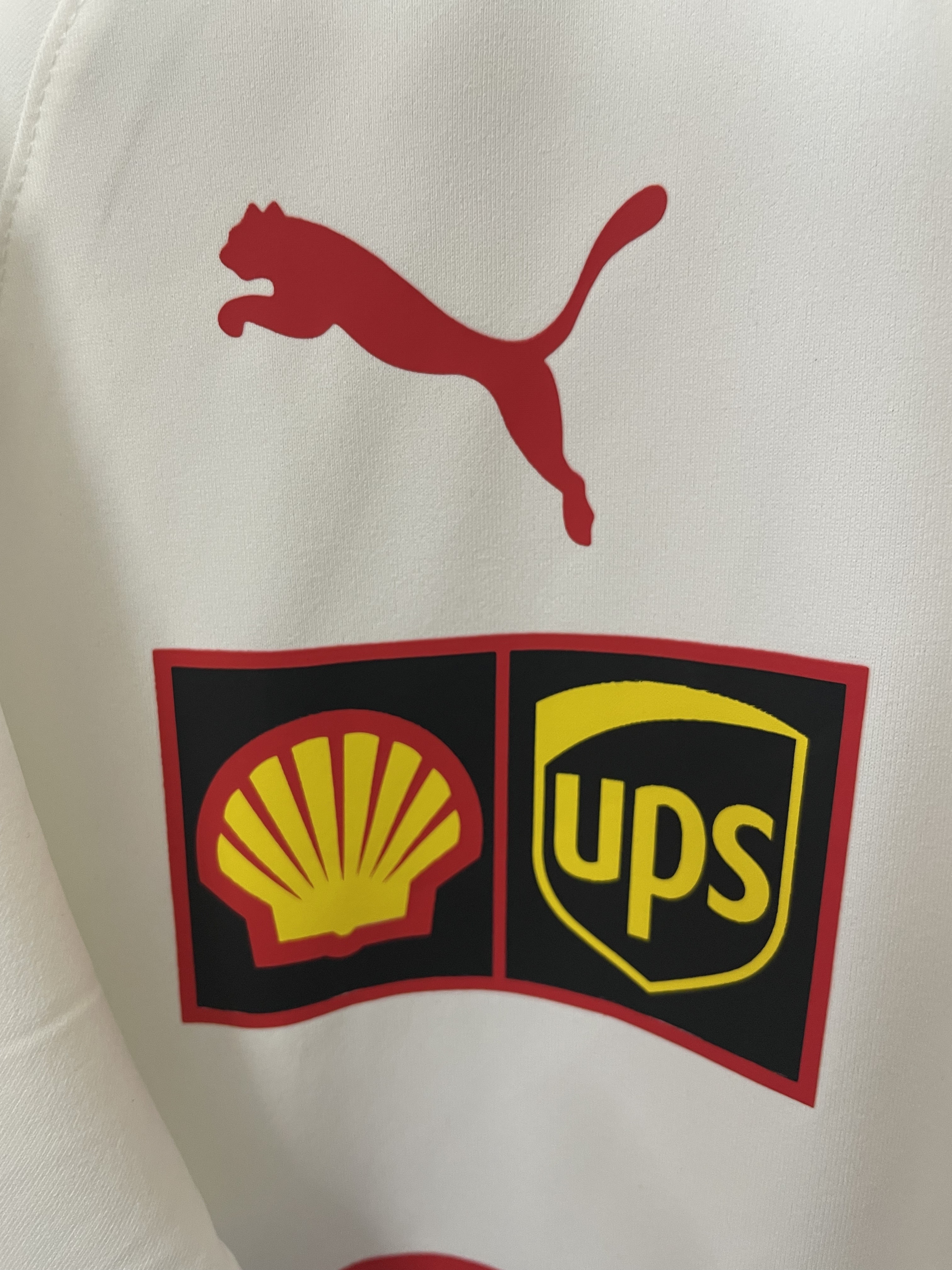 2026 F1 Polo Ferraria White S-3XL