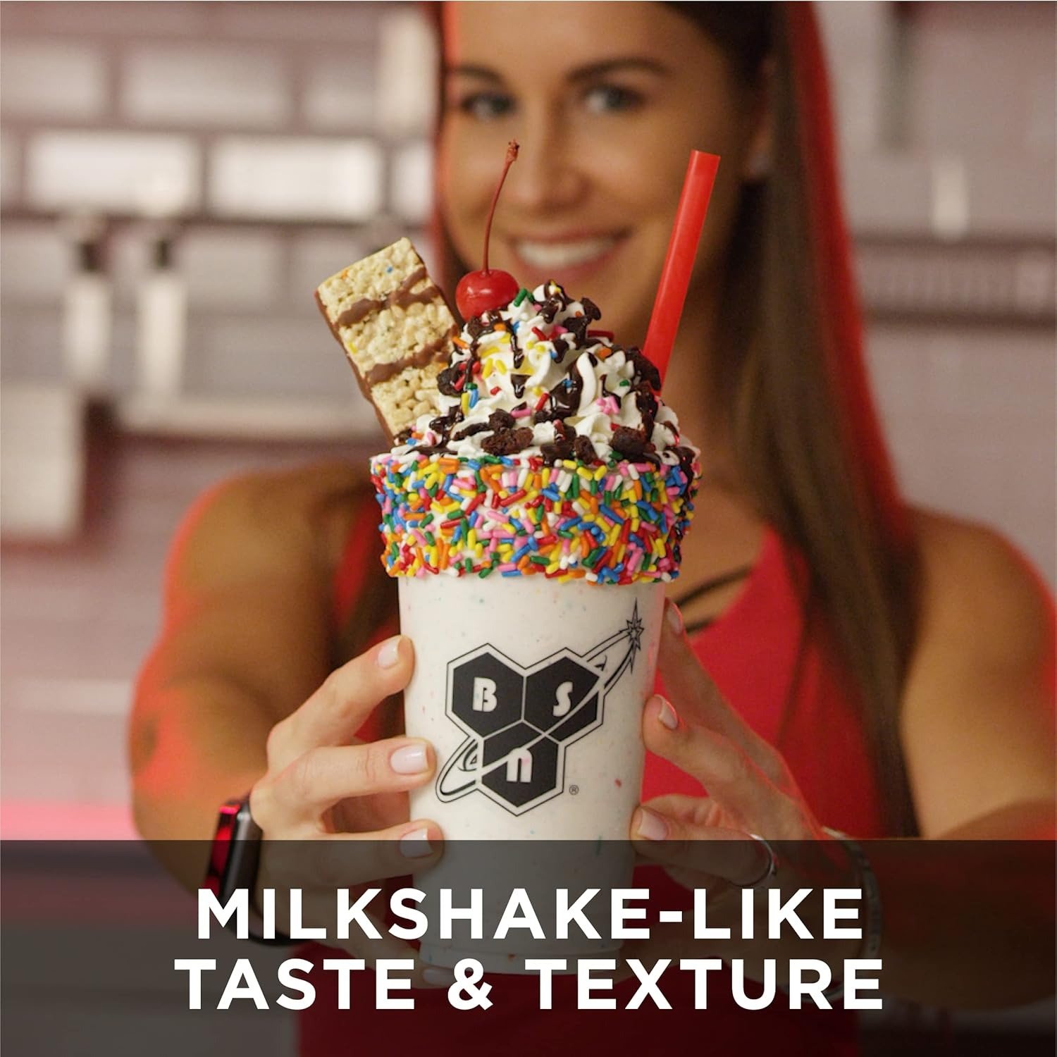 Whey Protein Powder with Micellar Casein, Chocolate Milk Protein Isolate Powder, Chocolate Milkshake, 97 Servings