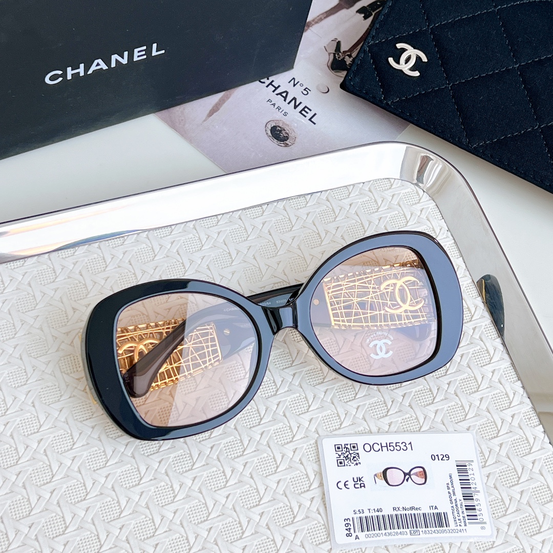Chanel high-end version hidden anklet sunglasses - cnluxepick