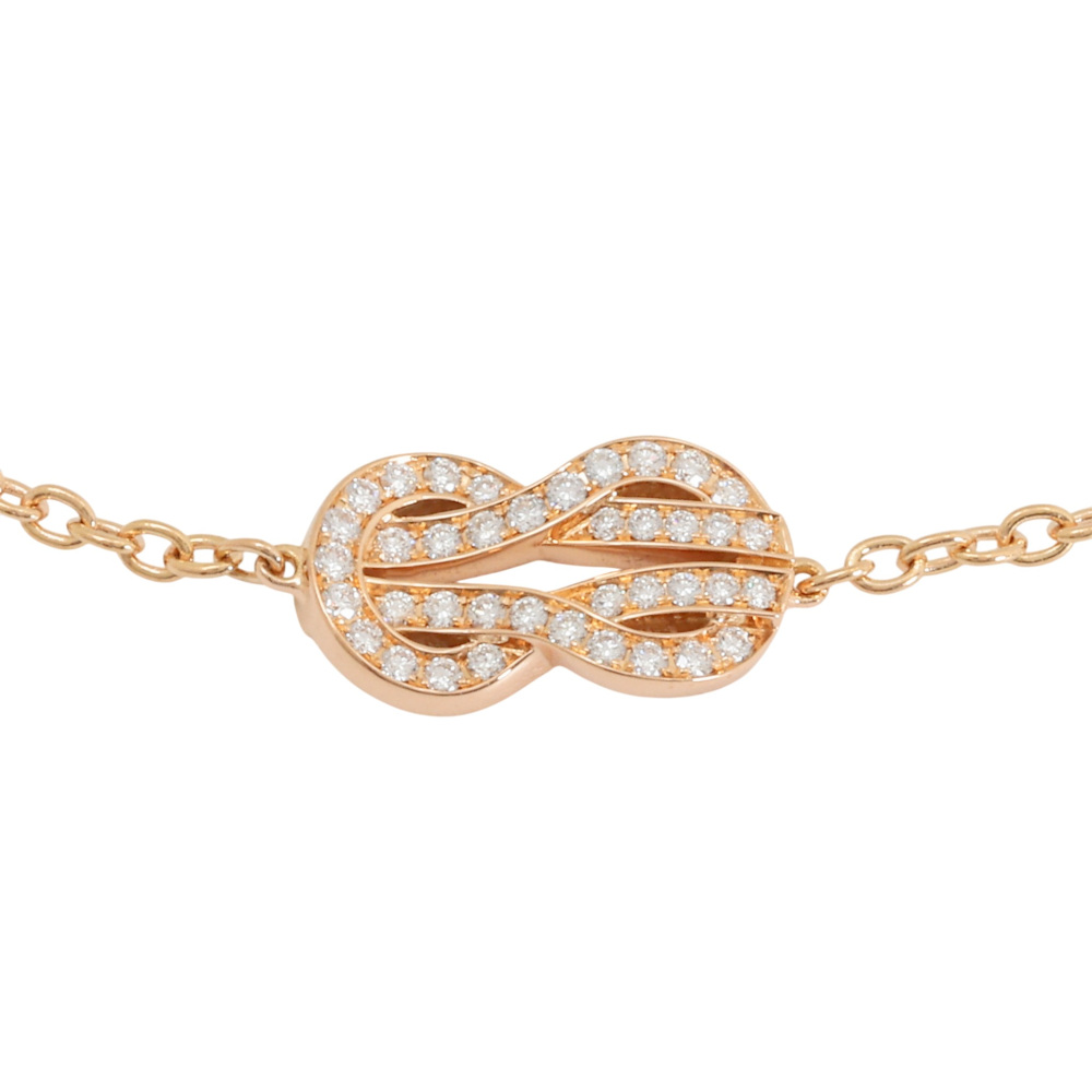 FRED Chance Amphini Full Diamond Bracelet 18K Rose Gold 6B0996