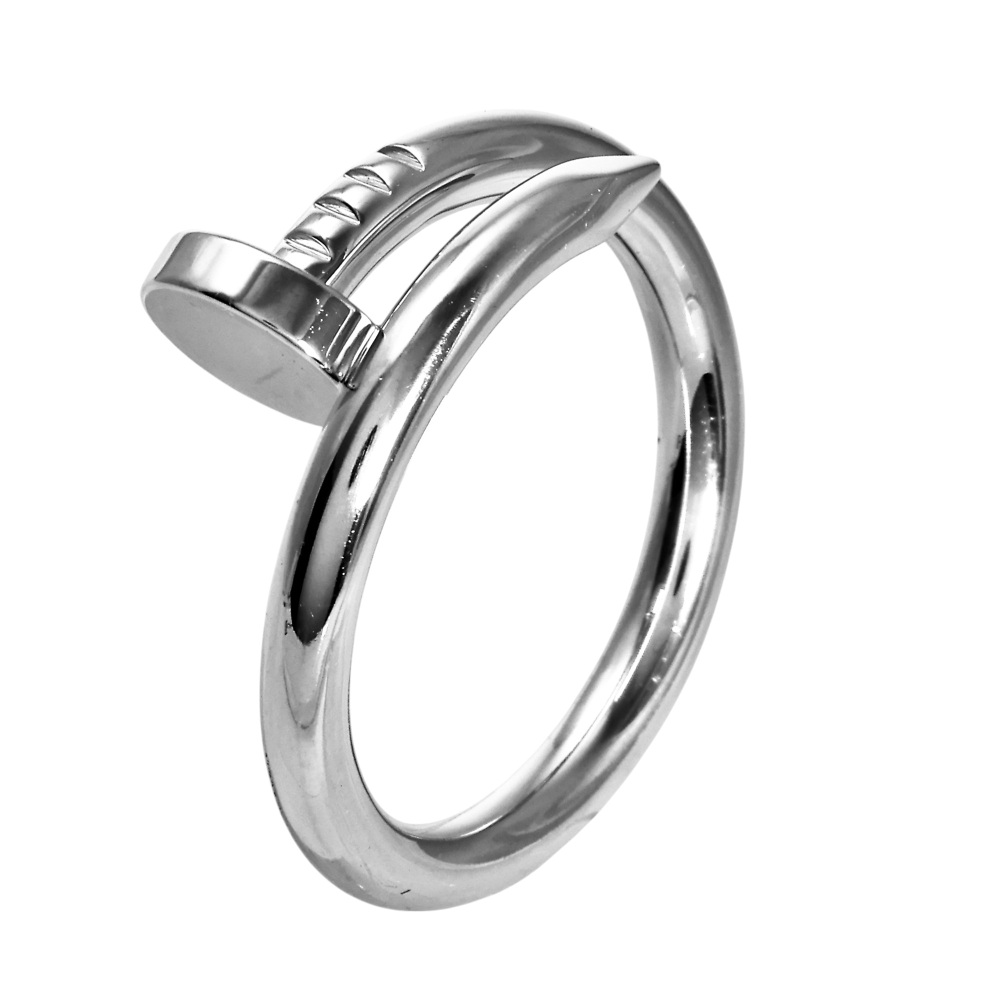 Cartier Juste un Clou Classic Model Ring 18K White Gold B4099200