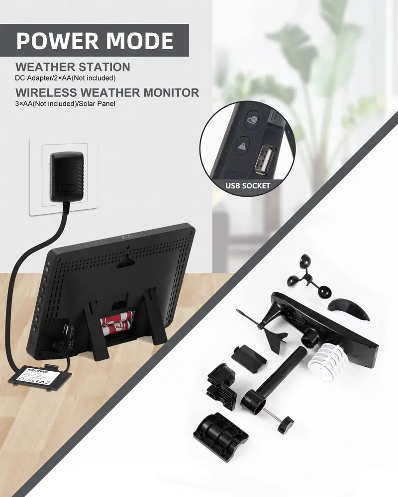 Wireless Weather Station – Indoor/Outdoor Thermometer & Hygrometer