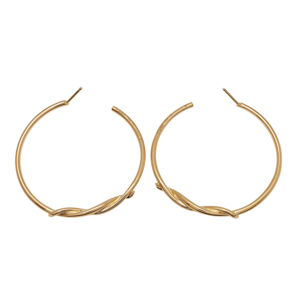 Cartier Entrerace Earrings 18K Yellow Gold