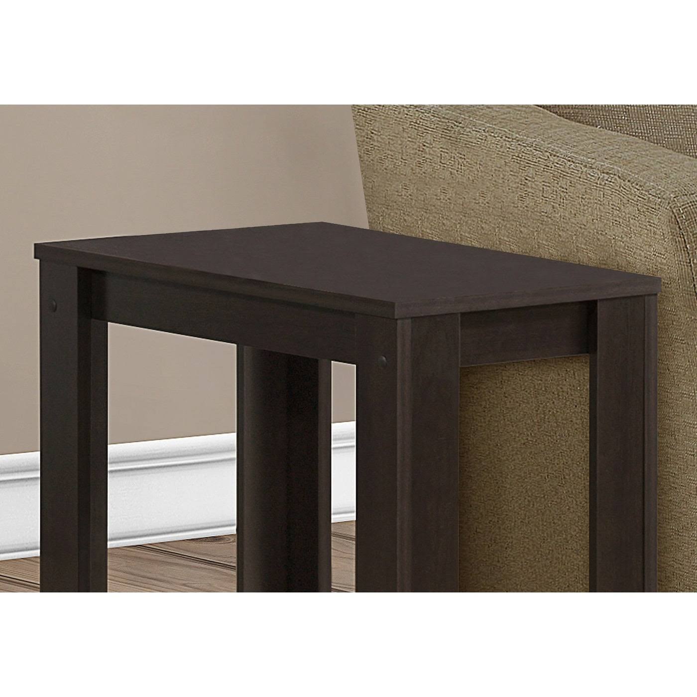 23.75x22 Brown Contemporary Rectangular Accent End Table - 33819424