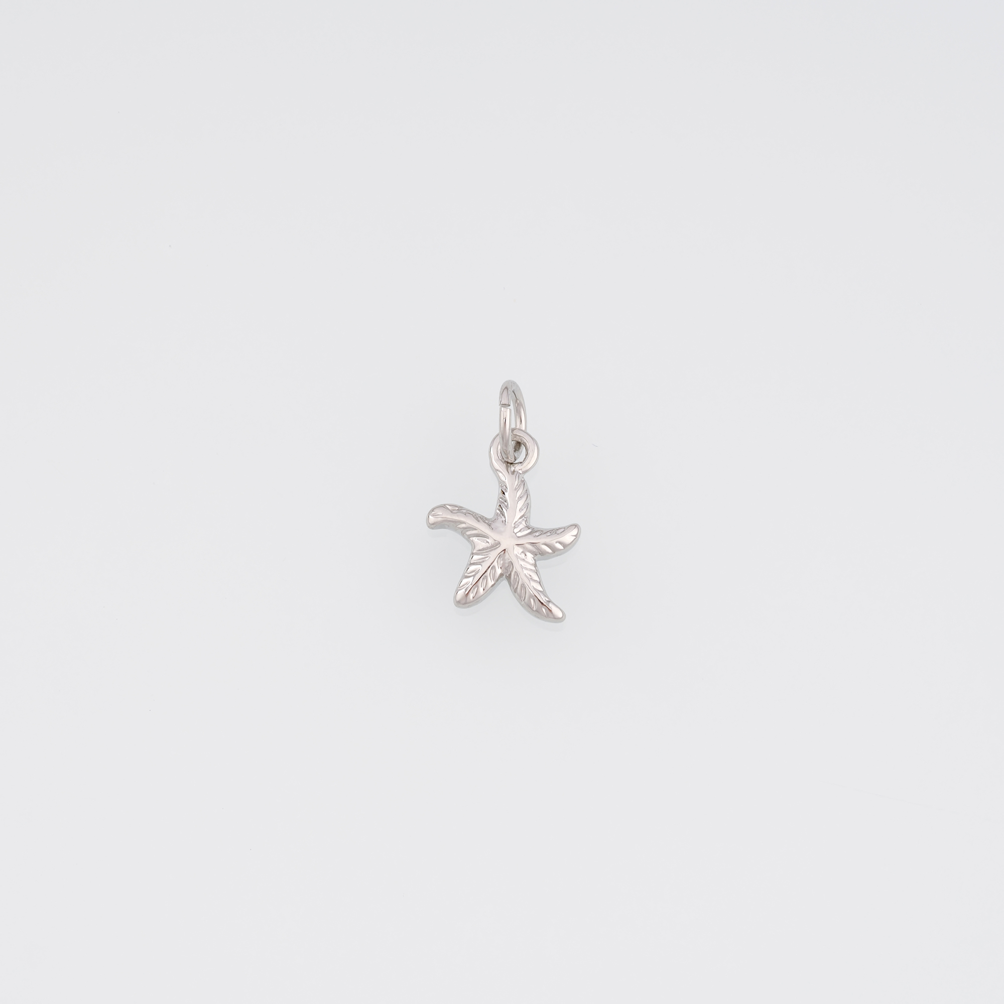 18K Gold Filled Starfish Pendant,Ocean Starfish Charm Earrings Necklace for DIY Jewelry Making Supply