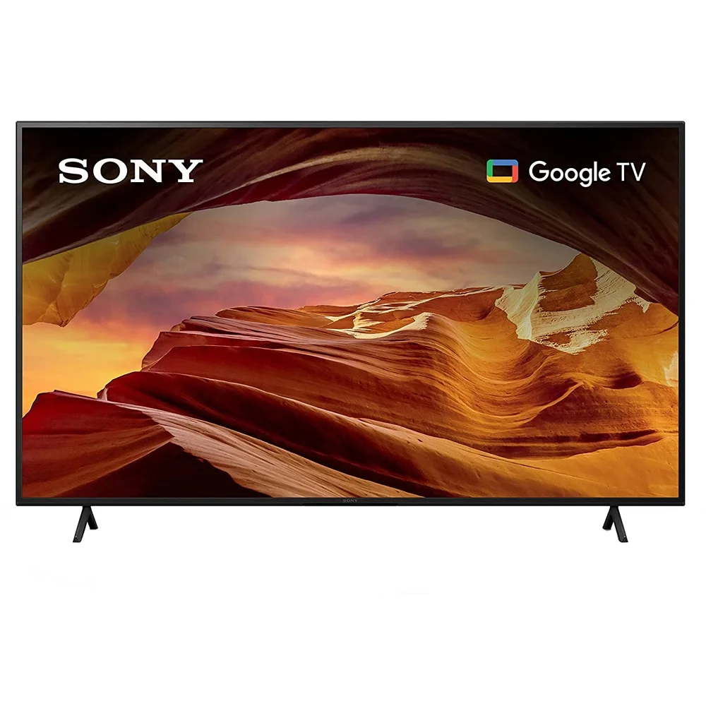 Sony KD43X77L X77L 43 Inch 4K HDR LED Smart TV with Google TV 2023 Bundle with Premiere Movies Streaming + 37-100 Inch TV Wall Mount + 6-Outlet Surge Adapter + 2x 6FT 4K HDMI 2.0 Cable