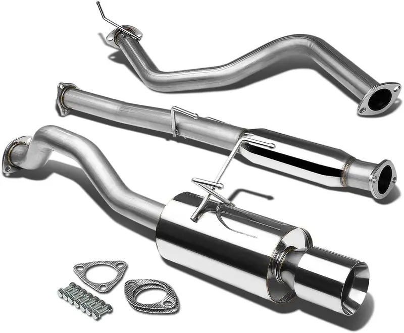 Stainless Steel Cat-Back Exhaust System for 1992–2000 Honda Civic Coupe & Sedan