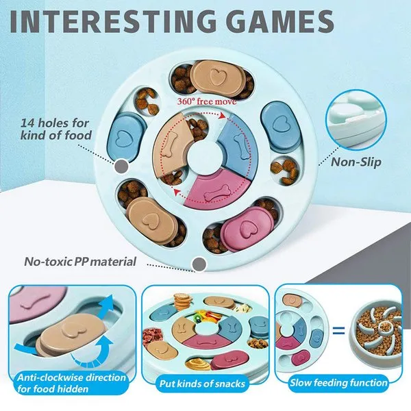 Dog Training Puzzle Feeder