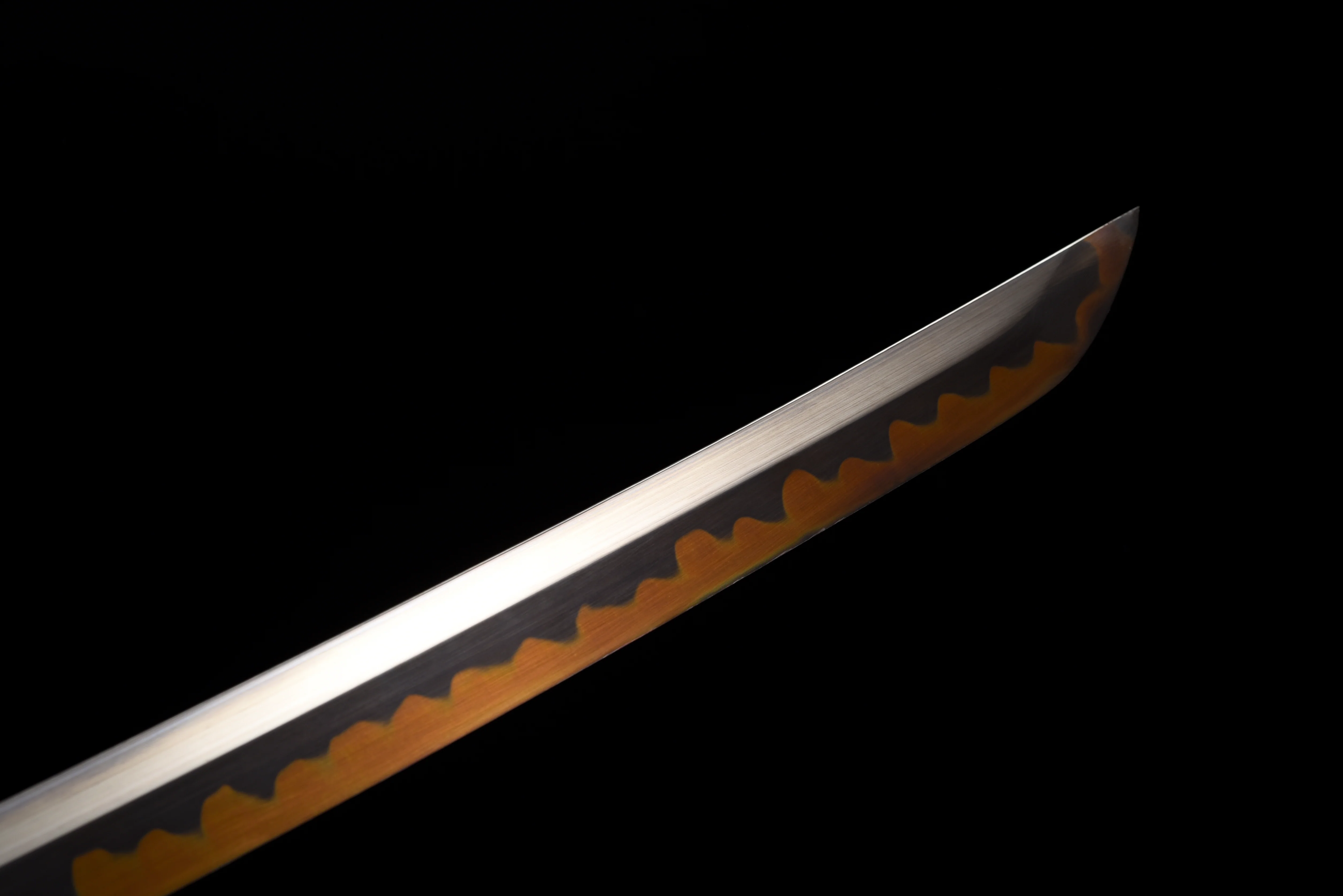 Rengoku Katana – T10 Clay Tempered, Real Hamon, Full Tang