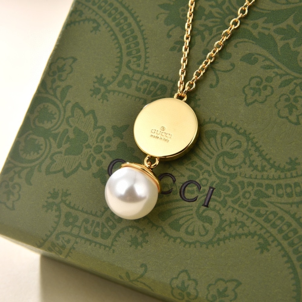 Gucci Blondie Pendant Necklace Gold Tone 774620 I9757 8499